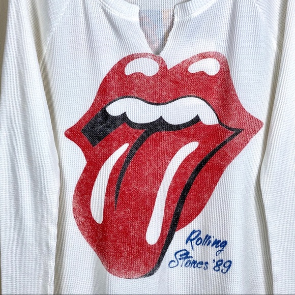 DAYDREAMER Rolling Stones Waffle Thermal NWT - Picture 5 of 10